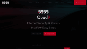 What Quad9.net website looked like in 2020 (3 years ago)