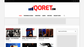 What Qoret.com website looked like in 2020 (3 years ago)