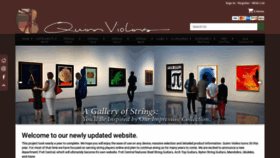 What Quinnviolins.com website looked like in 2020 (3 years ago)
