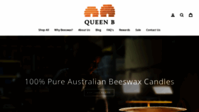 What Queenb.com.au website looked like in 2020 (3 years ago)