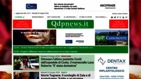 What Qdpnews.it website looked like in 2020 (3 years ago)