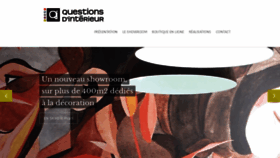 What Questions-dinterieur.com website looked like in 2020 (3 years ago)