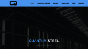 What Quantumsteel.co.za website looked like in 2020 (3 years ago)