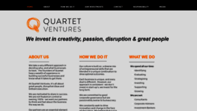 What Quartetventures.com.au website looked like in 2020 (3 years ago)