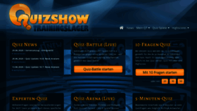 What Quizshow-trainingslager.de website looked like in 2020 (3 years ago)