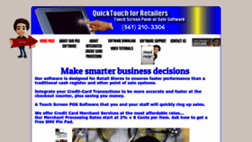 What Quicktouch.com website looked like in 2020 (3 years ago)