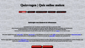 What Quizplein.nl website looked like in 2020 (3 years ago)