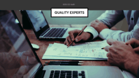 What Qualityexperts.com website looked like in 2020 (3 years ago)