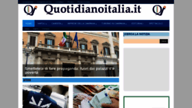 What Quotidianoitalia.it website looked like in 2020 (3 years ago)