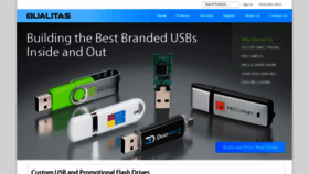 What Qualitasflashdrives.com website looked like in 2020 (3 years ago)