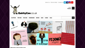 What Quirkycoo.co.uk website looked like in 2020 (3 years ago)