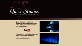 What Queststudios.com website looked like in 2020 (3 years ago)