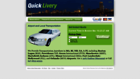 What Quicklivery.net website looked like in 2020 (3 years ago)
