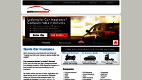 What Quotecarinsurance.com website looked like in 2020 (3 years ago)