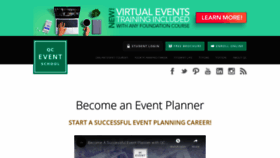 What Qceventplanning.co.uk website looked like in 2020 (3 years ago)