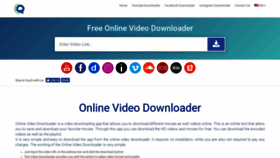 What Qvideodownloader.com website looked like in 2020 (3 years ago)