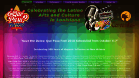 What Quepasafest.com website looked like in 2020 (5 years ago)
