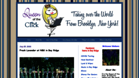 What Queenoftheclick.com website looked like in 2020 (3 years ago)