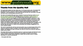 What Qualitymall.org website looked like in 2020 (3 years ago)