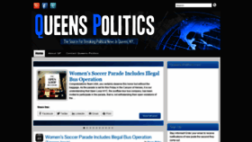 What Queens-politics.com website looked like in 2020 (3 years ago)