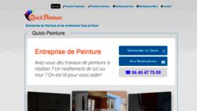 What Quick-peinture.fr website looked like in 2020 (3 years ago)