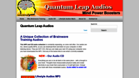 What Quantumleapaudios.com website looked like in 2020 (3 years ago)