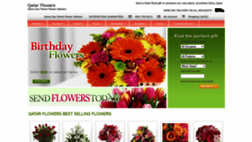 What Qatar-flowers.com website looked like in 2020 (3 years ago)