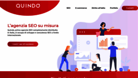 What Quindo.it website looked like in 2020 (3 years ago)