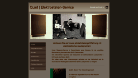 What Quad-elektrostaten.de website looked like in 2020 (3 years ago)