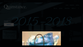 What Quinstance.com website looked like in 2020 (3 years ago)