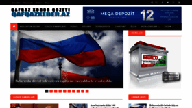 What Qafqazxeber.az website looked like in 2020 (3 years ago)