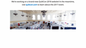 What Quiltconwest.com website looked like in 2020 (3 years ago)