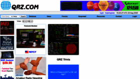 What Qrz.com website looked like in 2020 (3 years ago)