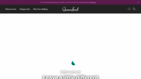 What Queenslandholidays.com.au website looked like in 2020 (3 years ago)
