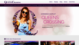 What Queenscrossing.com website looked like in 2020 (3 years ago)
