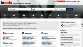 What Quito.locanto.com.ec website looked like in 2020 (3 years ago)