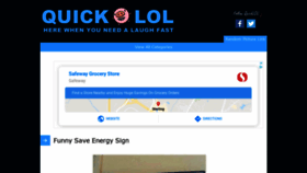 What Quicklol.com website looked like in 2020 (3 years ago)
