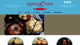 What Queenoftarts.ie website looked like in 2020 (3 years ago)