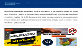 What Quieroauditoriaenergetica.org website looked like in 2020 (3 years ago)