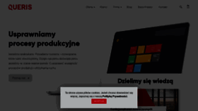 What Queris.pl website looked like in 2020 (3 years ago)