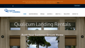 What Qualicumlanding.com website looked like in 2020 (3 years ago)