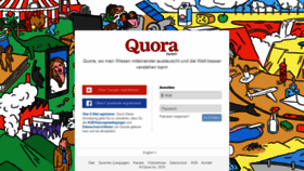 What Quora.de website looked like in 2020 (5 years ago)