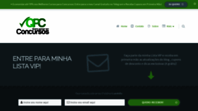 What Queropassaremconcursos.com.br website looked like in 2020 (3 years ago)