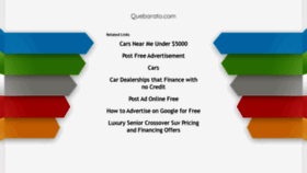 What Quebarato.com website looked like in 2020 (3 years ago)
