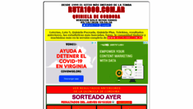 What Quinielacordoba.ruta1000.com.ar website looked like in 2020 (3 years ago)