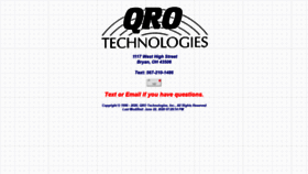What Qrotec.com website looked like in 2020 (3 years ago)