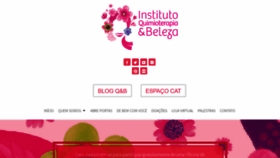 What Quimioterapiaebeleza.com.br website looked like in 2020 (3 years ago)