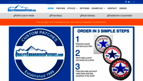 What Qualityembroideredpatches.com website looked like in 2020 (3 years ago)