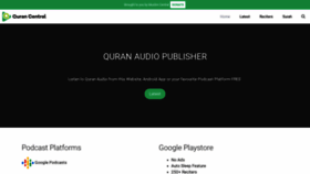 What Qurancentral.com website looked like in 2020 (3 years ago)
