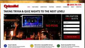 What Quizzame.com.au website looked like in 2020 (3 years ago)
